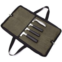 Portable Heavy Duty Chef Travel Knife Roll Bag with Durable Handles