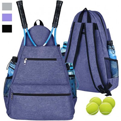 Large Tennis Bags for Women and Men Polyester Tennis Backpack